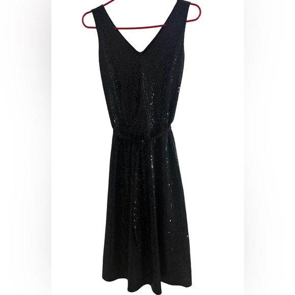 Doncaster Dresses & Skirts - Doncaster England Sequin Cocktail Dress Black Sz 6 $350 Rare Vintage NWT